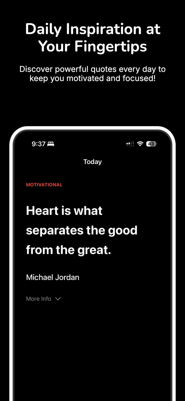 Screenshot #1 pour Sayings - Daily Inspiration
