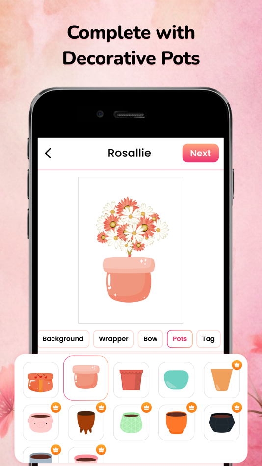 #4. Flower Language Keyboard DIY (iOS) By: Pinal Goti