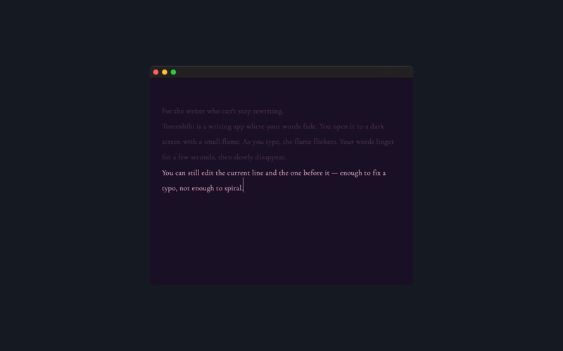 Tomoshibi - Write Forward screenshot