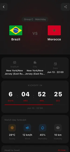 KickOff 26 - Football Schedule screenshot 4