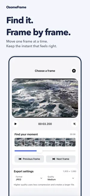 OsomeFrame: Video to Photo screenshot 2