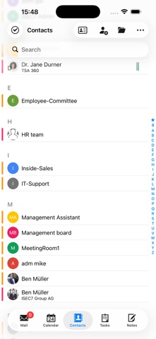 ISEC7 MAIL for Ivanti screenshot