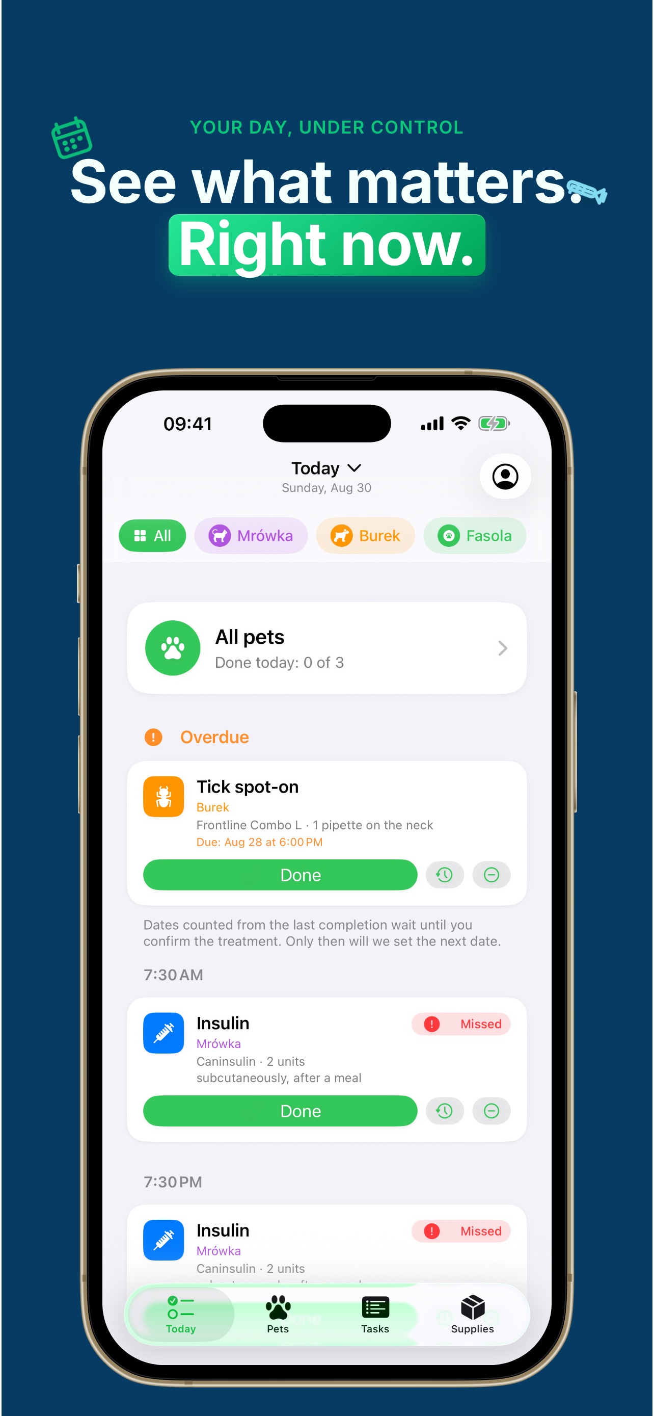 Screenshot 3 of Pet Health & Care: Kompano