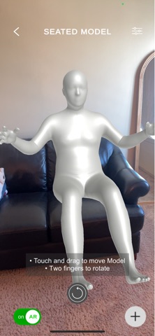 HumanShape AR iPhone screenshot