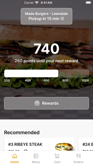 Made Burgers To Go iPhone screenshot 1 - Food & Drink app