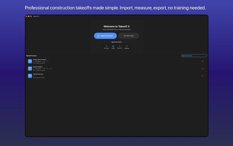 Construction Takeoff screenshot 1