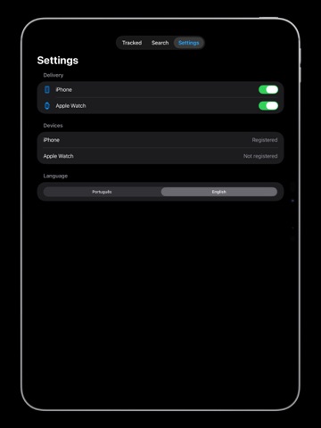 Trade Alert - B3 iPad screenshot