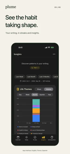 Plume: Private Journal & Diary screenshot 3