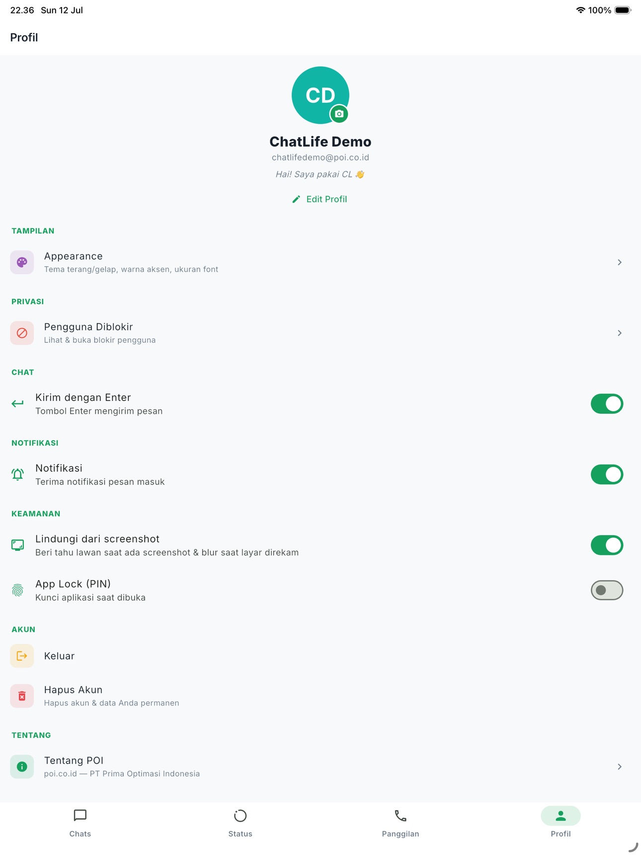 Screenshot 9 of Chatlife Pro