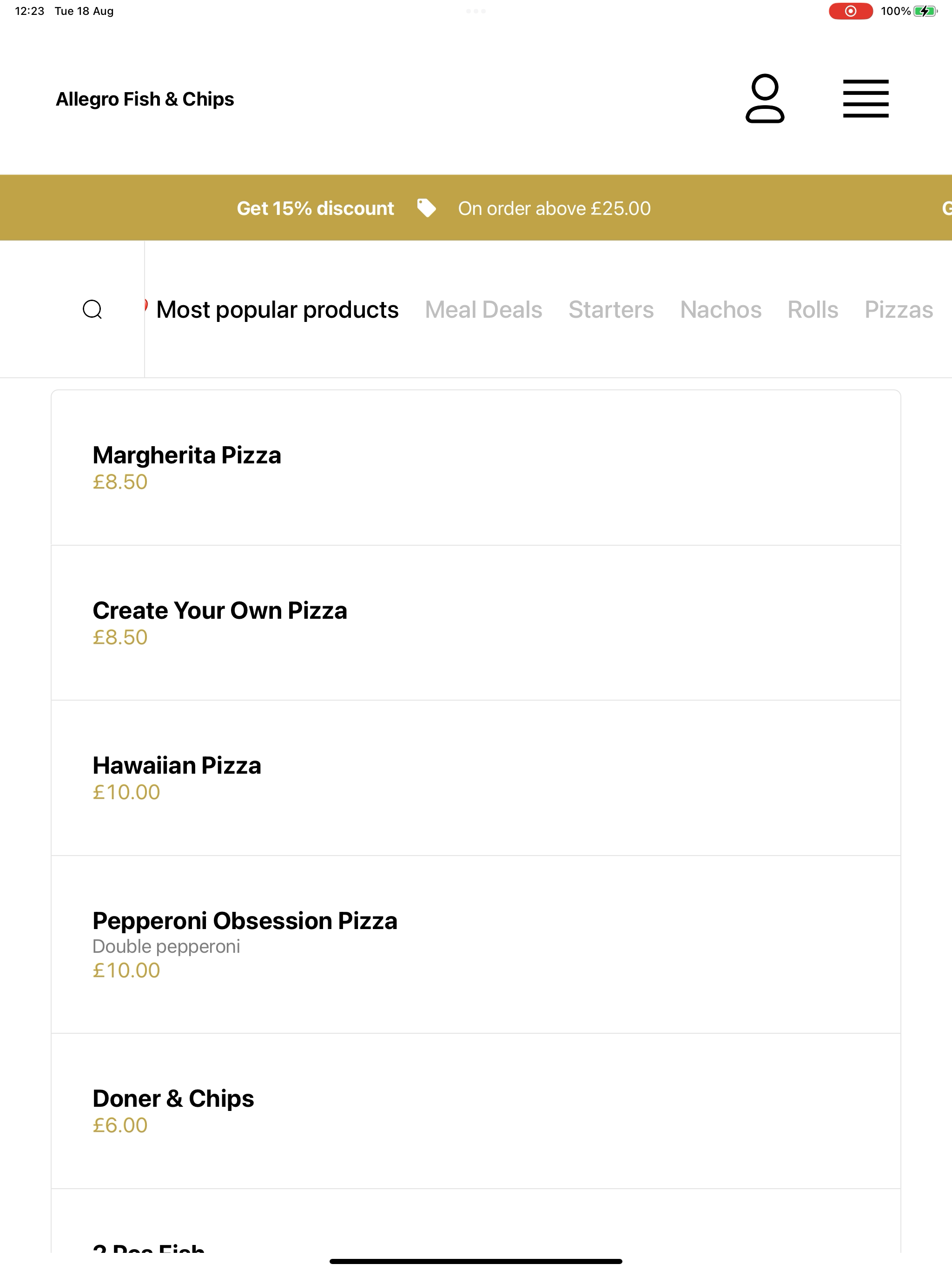 Allegro Fish & Chips screenshot 14