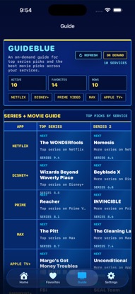 GuideBlue: Streaming Guide screenshot 2