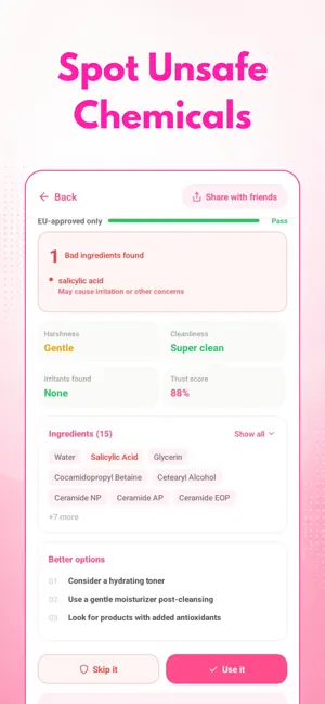 Cosmetic AI: Ingredient Check screenshot 3