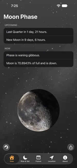 Moon Phase Calendar Plus screenshot 1