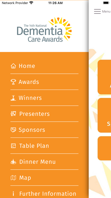 National Dementia Care Awards Screenshot