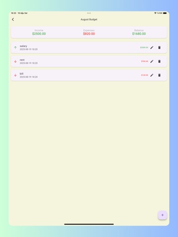 All in One Digital Planner iPad screenshot