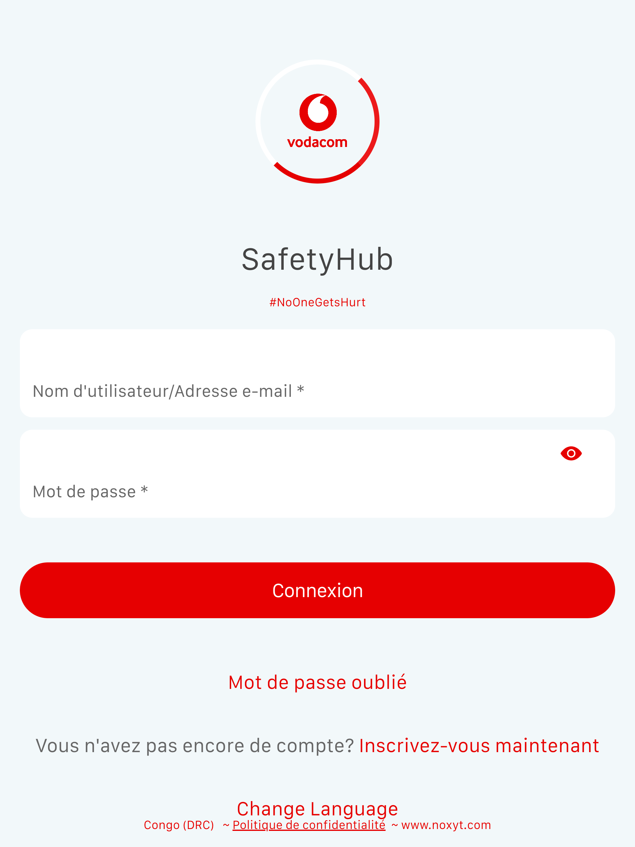 SafetyHub App DRC