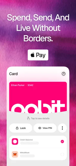 Oobit: Crypto Card & Payments screenshot 2