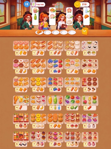 Food Order - Matching Sort Jam iPad screenshot