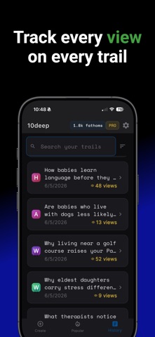10deep: Fall Down Rabbit Holes Screenshot 4 of 5