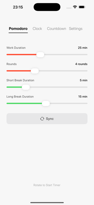 Tilt - Focus Timer & Clock Screenshot 2 of 4