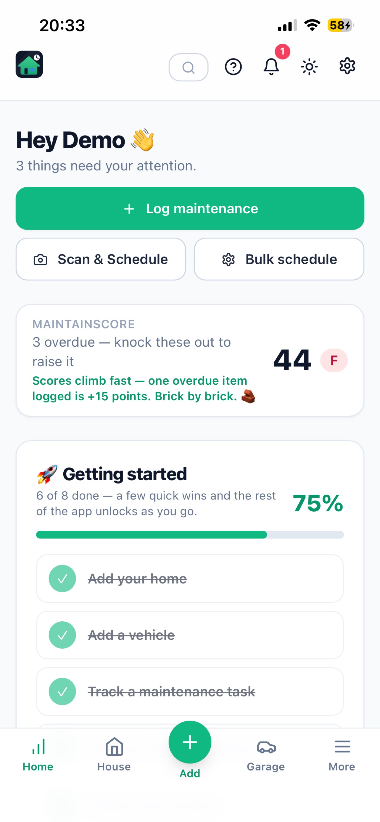Screenshot 3 of Maintain That!
