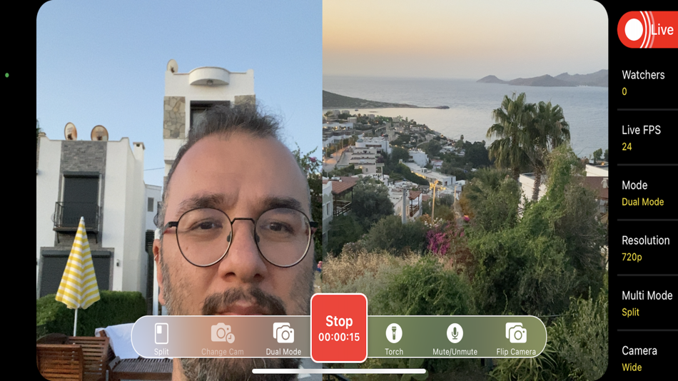 #2. Dual Cam Stream: IRL Pro (iOS) Ved: VECTORSOFT SRL