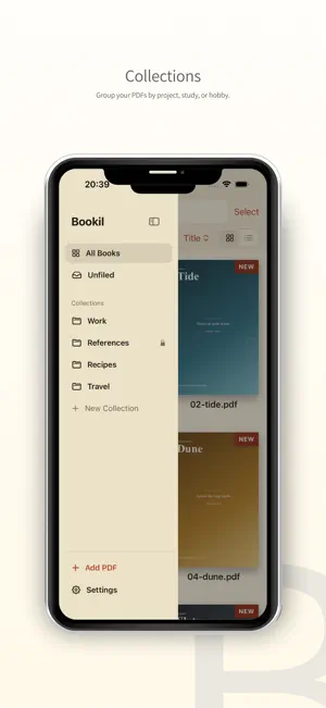 Bookil - PDF Library & Reader screenshot 4