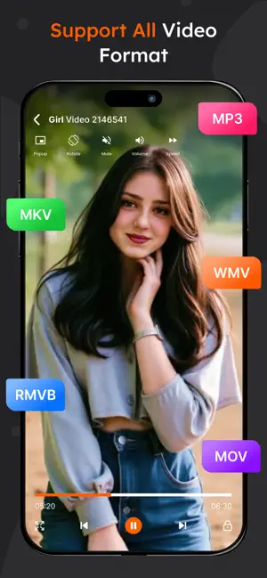 Playza - HD Video Player iPhone screenshot 3