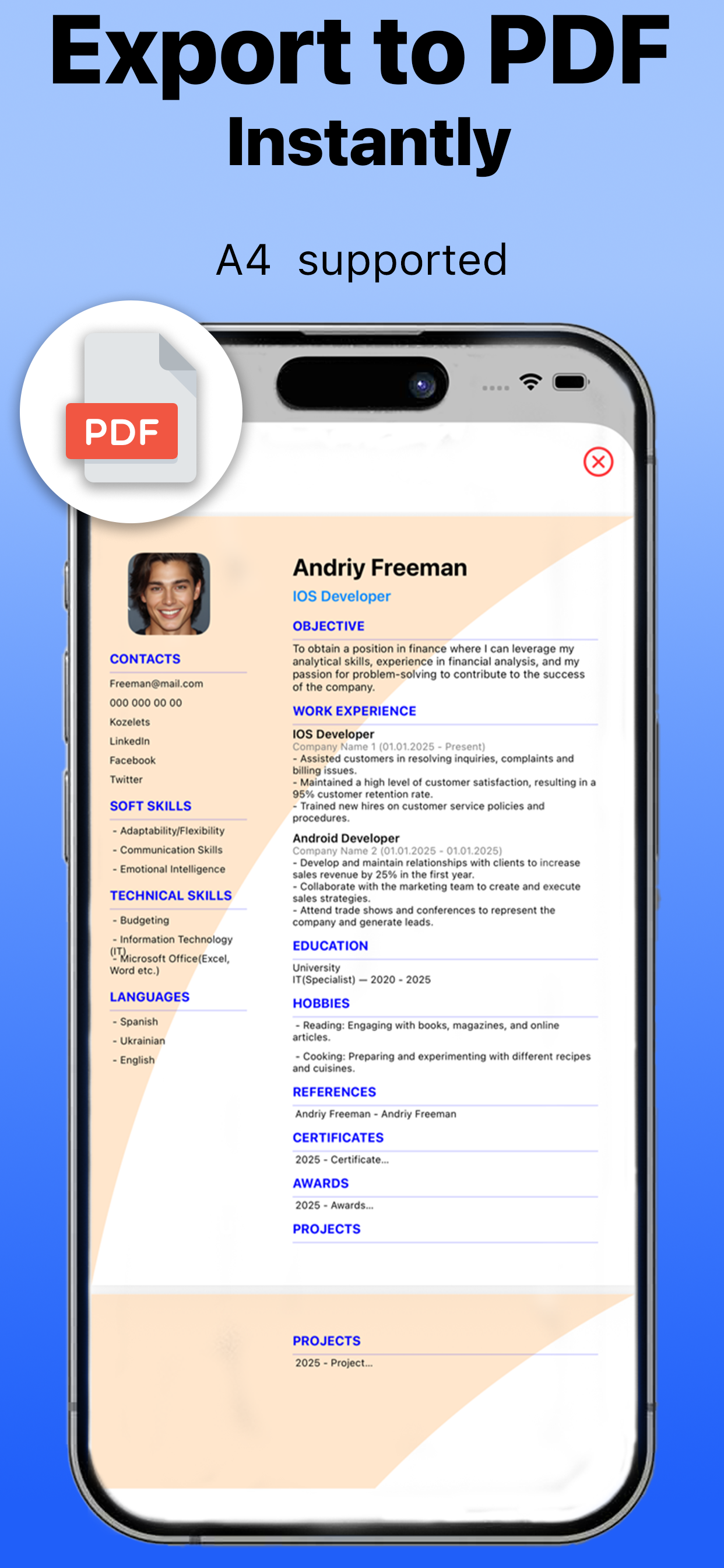 CV Maker: Resume Builder App screenshot 6