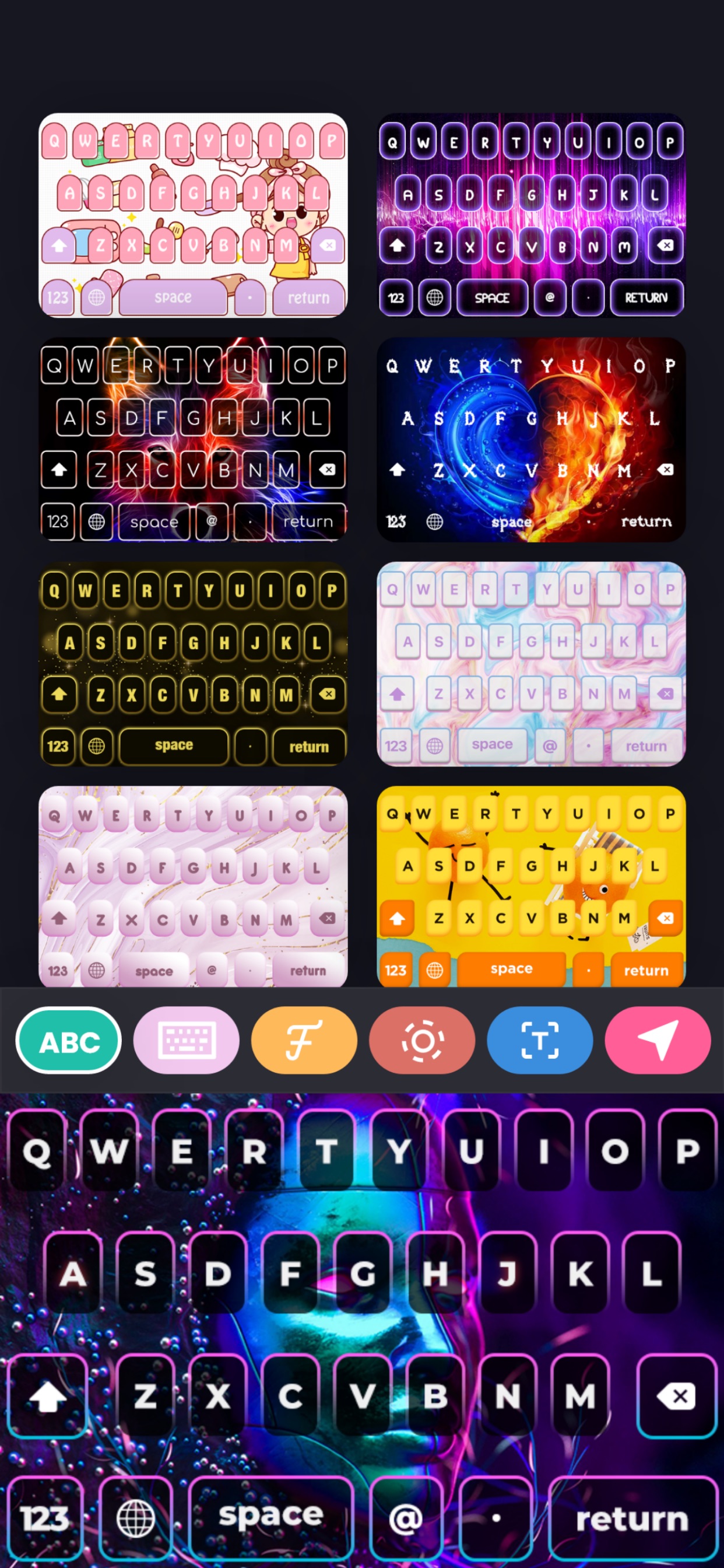 Face Emoji Keyboard screenshot 1