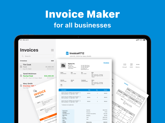 Screenshot #4 pour Tiny Invoice: Receipt Maker