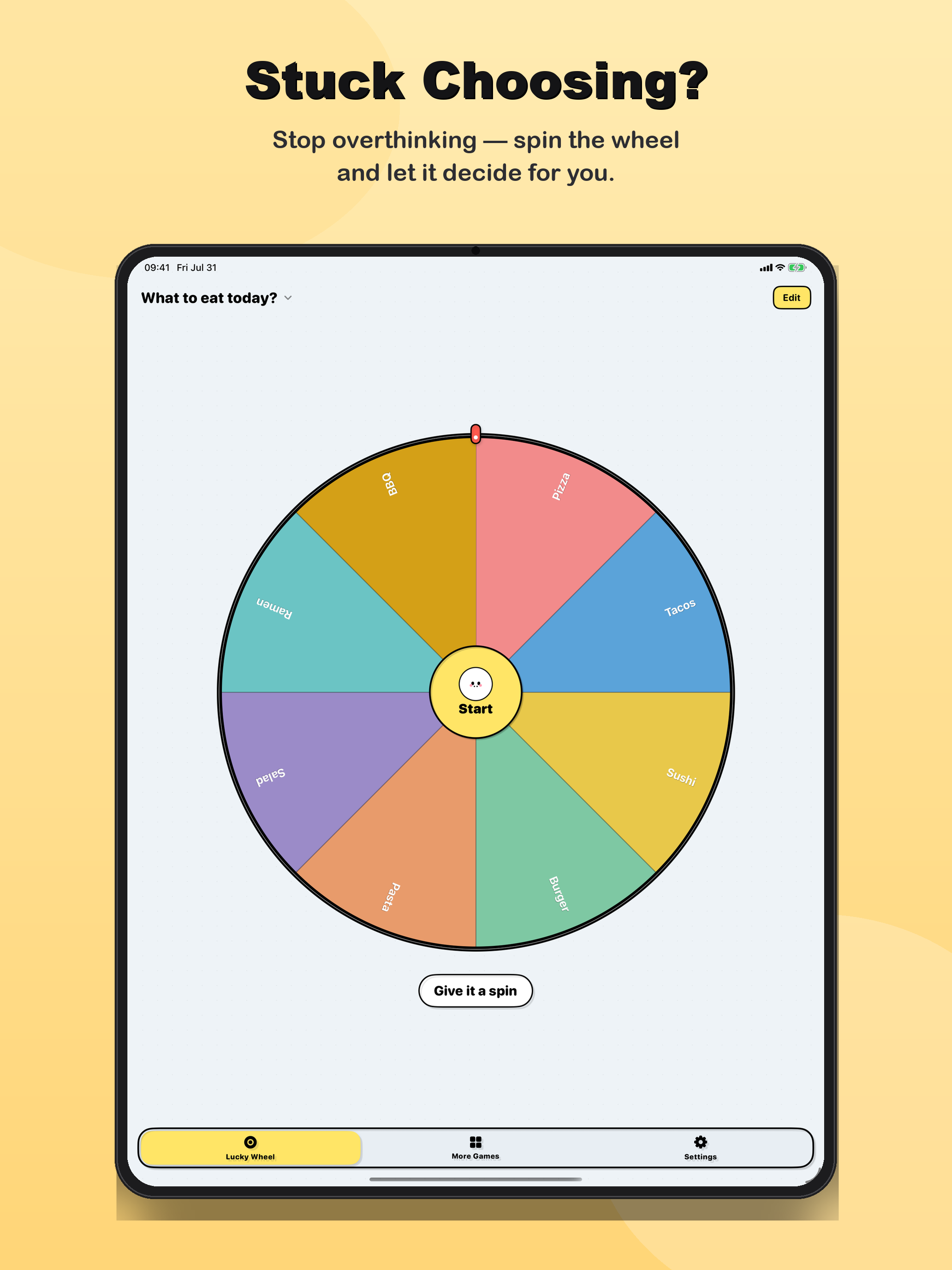 Fake Wheel - Spin & Decide screenshot 6