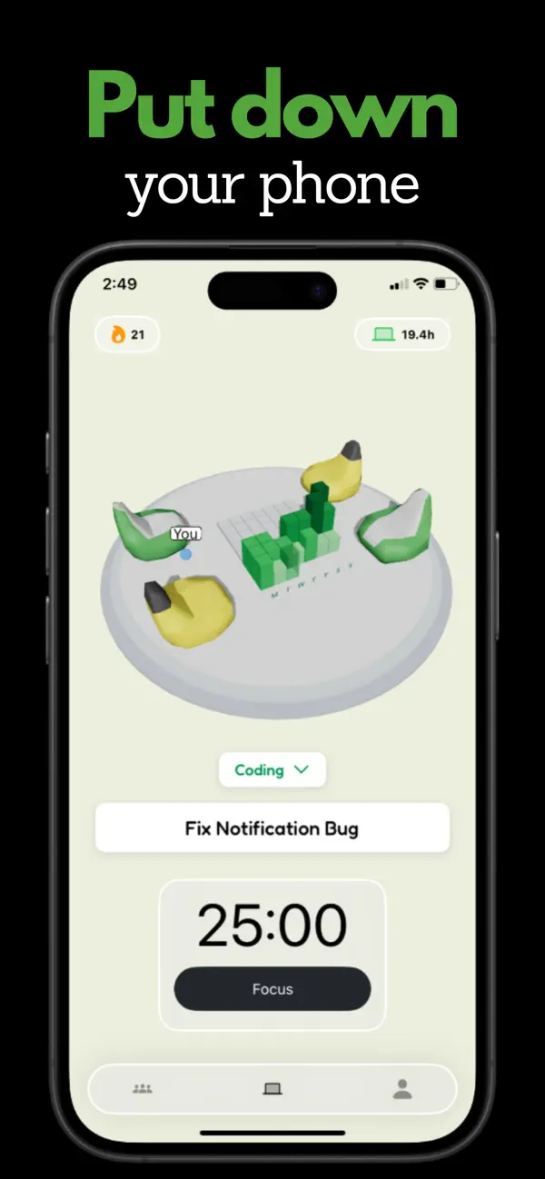 #2. GitHouse - Coding Focus Timer (iOS) By: Generation Aaya LLC