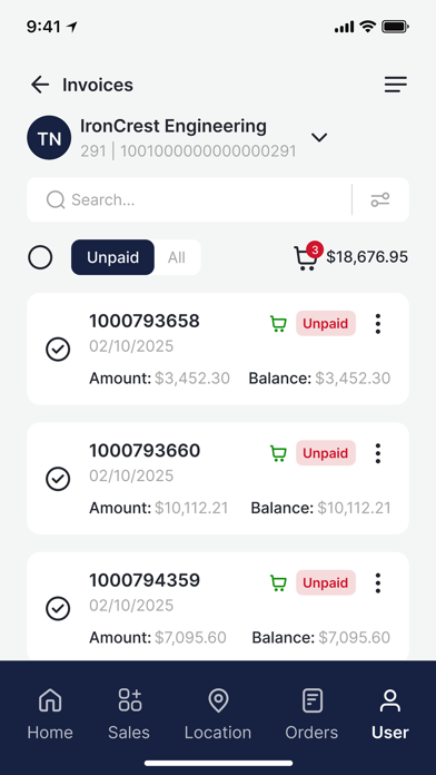 SRM 360 Customer Portal iPhone screenshot 5 - Business app