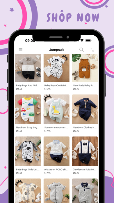 Baby Clothing Fashion Store Screenshot