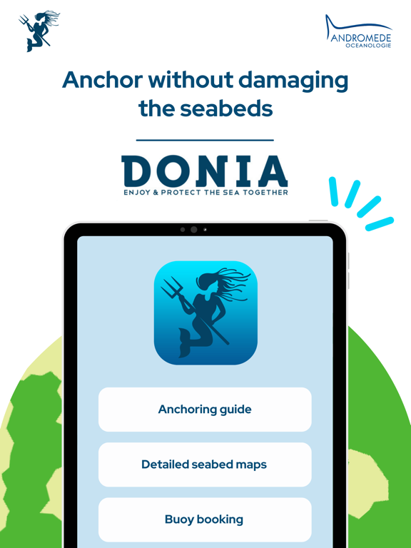 DONIA iPad screenshot 1 - Navigation app