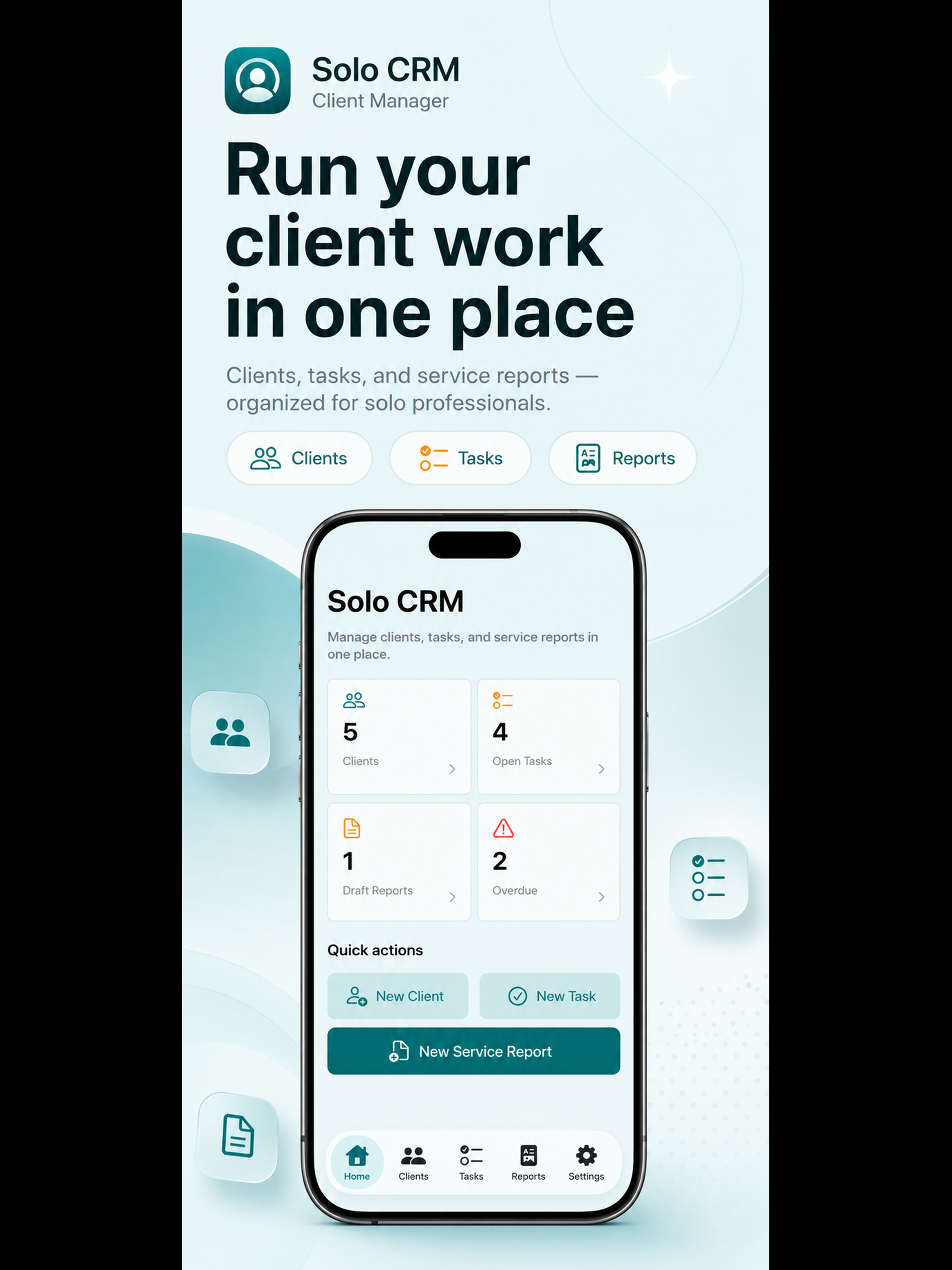 Solo CRM: Client Manager