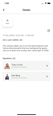2026 Greenstone Conference iPhone screenshot