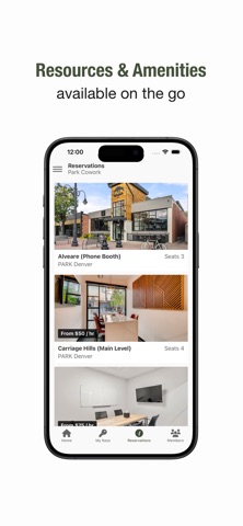 Park Cowork iPhone screenshot