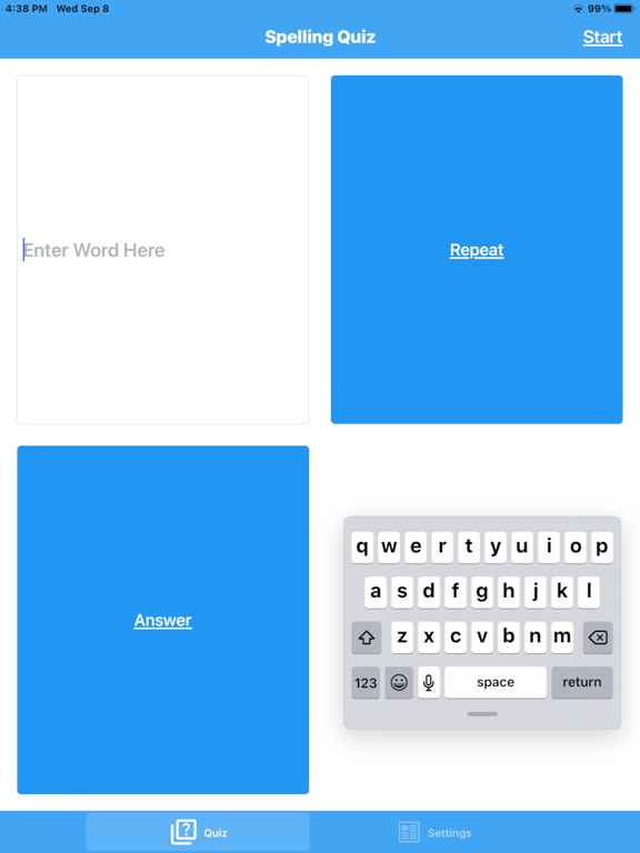 Spelling Quizzer