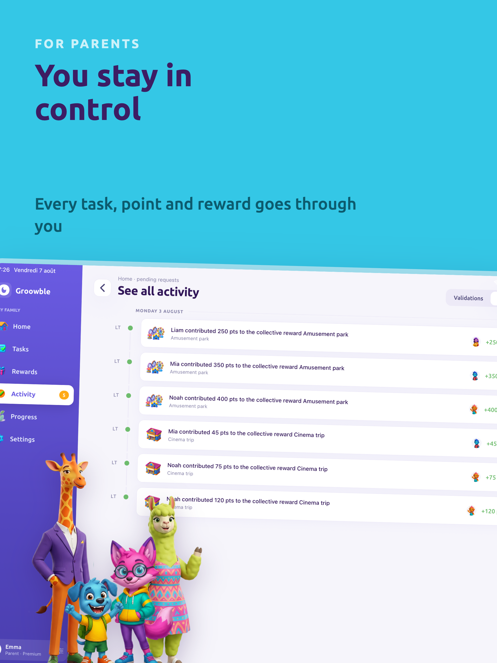 Groowble : chores & rewards screenshot 15