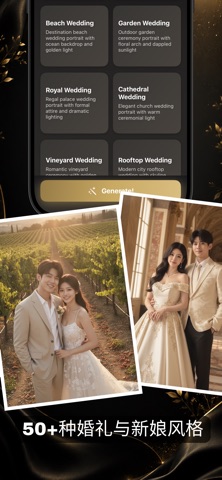 AI婚纱试穿 - 婚纱照生成 screenshot