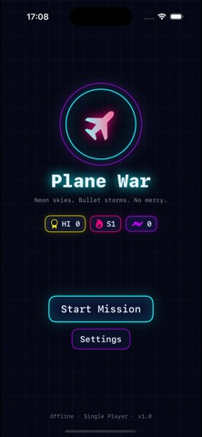 Neon Plane Battle Pro Screenshot 4 of 4