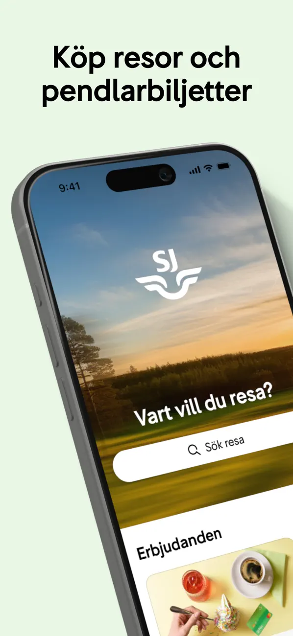 Screenshot #2 pour SJ - Biljetter och trafikinfo