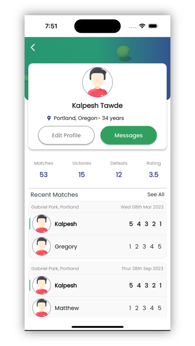League of Tennis Screenshot