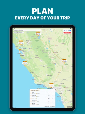 WeatherRoam: Road Trip Weather ipad screenshot 2