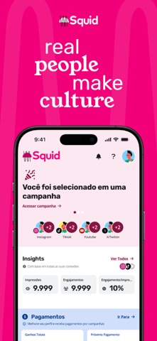 Squid Hub Creators iPhone screenshot 1