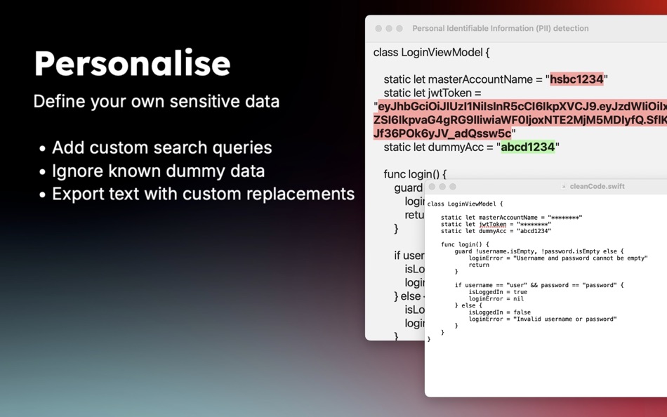 #3. PII Detection (macOS) By: Richard Moult