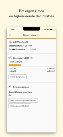 Mijn zorg van a.s.r. iPhone screenshot 6