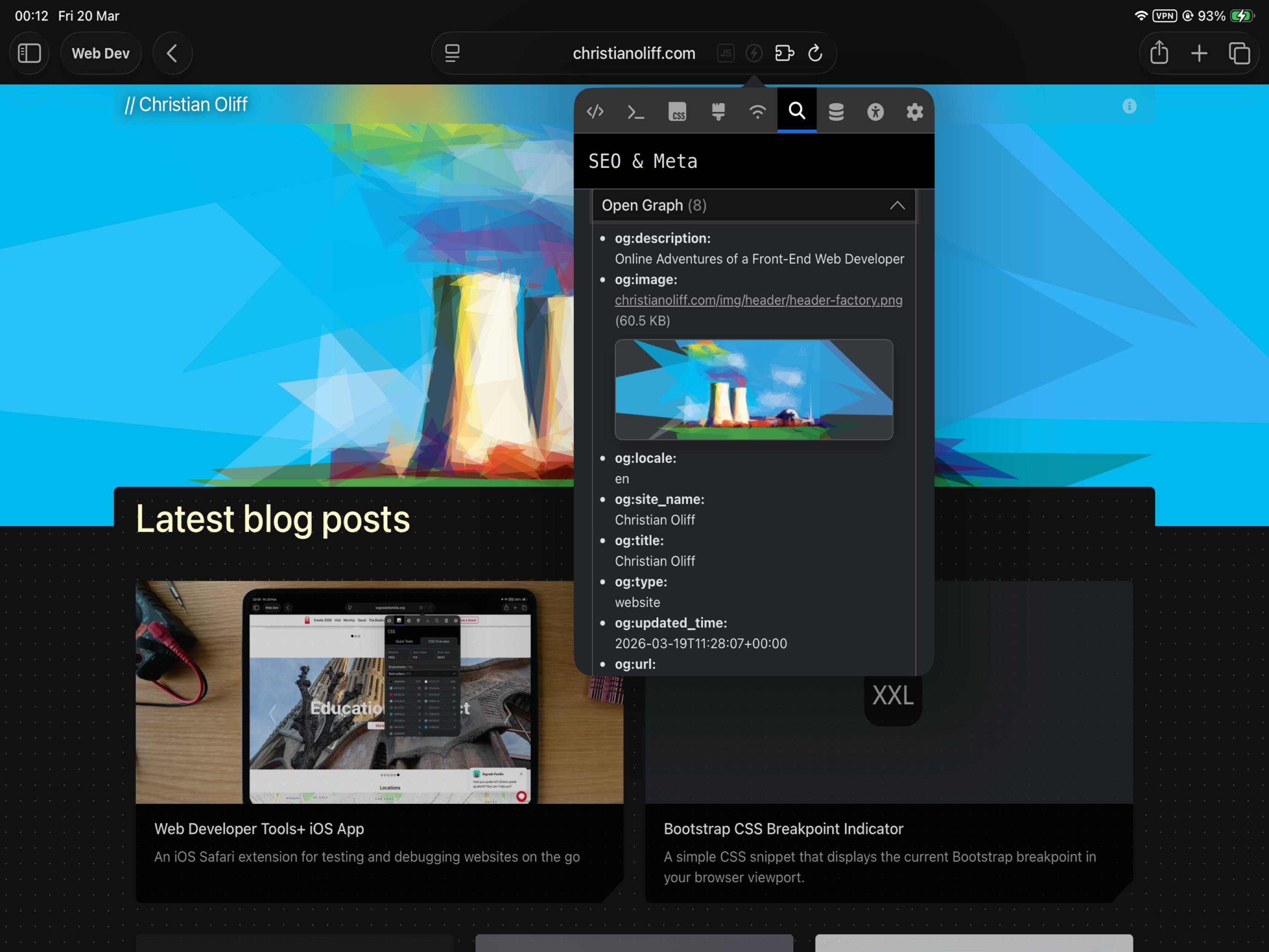 Web DevTools+ screenshot 17